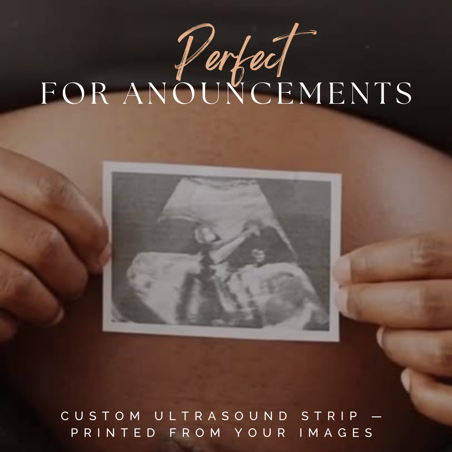 Traditional Ultrasound Print - Upload your Images